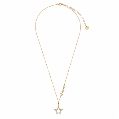 Collana Stella con Zirconi e Dettagli Stelline