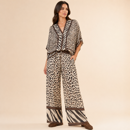 Camicia Kimono Donna Fantasia Animalier
